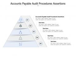 Accounts payable audit procedures assertions ppt powerpoint presentation cpb
