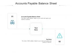 Accounts payable balance sheet ppt powerpoint presentation inspiration visual aids cpb