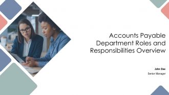 Accounts Payable Department Roles And Responsibilities Overview PPT PowerPoint AT Accounts Payable Department Roles And Responsibilities Overview PPT PowerPoint AT