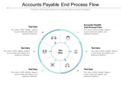 Accounts payable end process flow ppt powerpoint presentation ideas example cpb