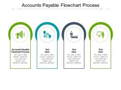 Accounts payable flowchart process ppt powerpoint presentation demonstration cpb