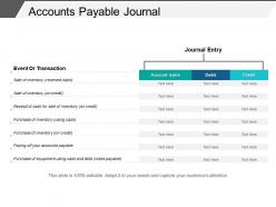 Accounts payable journal good ppt example