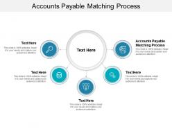 Accounts payable matching process ppt powerpoint presentation portfolio background image cpb