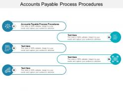 Accounts payable process procedures ppt powerpoint presentation outline graphics tutorials cpb