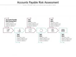 Accounts payable risk assessment ppt powerpoint presentation professional ideas cpb