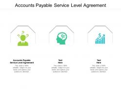 Accounts payable service level agreement ppt powerpoint presentation professional demonstration cpb