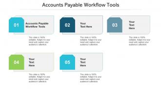 Accounts payable workflow tools ppt powerpoint presentation slides guide cpb