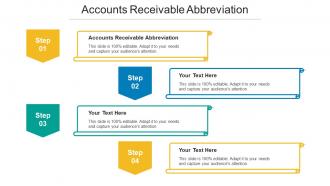 Accounts Receivable Abbreviation Ppt Powerpoint Presentation Inspiration Graphics Cpb