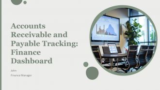 Accounts Receivable And Payable Tracking Finance Dashboard PPT Slides AT