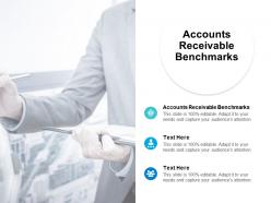 Accounts receivable benchmarks ppt powerpoint presentation professional file cpb