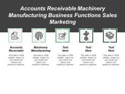 Accounts Receivable Machinery Manufacturing Business Functions Sales Marketing