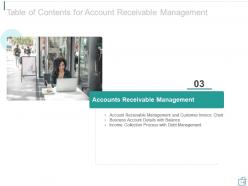 Accounts receivable management for billing and collections powerpoint presentation slides
