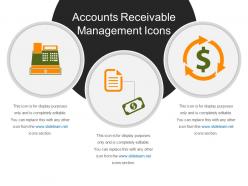 Accounts Receivable Management Icons