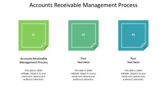 Accounts receivable management process ppt powerpoint presentation infographic cpb