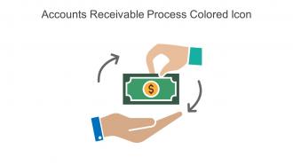 Accounts Receivable Process Colored Icon In Powerpoint Pptx Png And Editable Eps Format