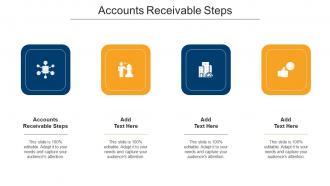 Accounts Receivable Steps Ppt Powerpoint Presentation Infographic Template Visual Aids Cpb