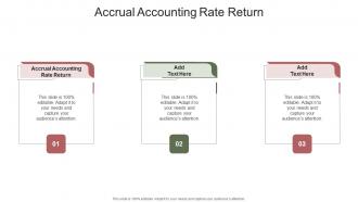 Accrual Accounting Rate Return In Powerpoint And Google Slides Cpb
