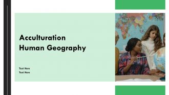 Acculturation Human Geography PPT Presentation ST AI