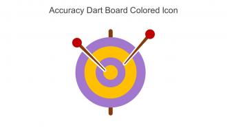 Accuracy Dart Board Colored Icon In Powerpoint Pptx Png And Editable Eps Format