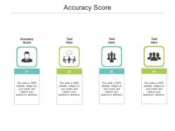 Accuracy score ppt powerpoint presentation slides example cpb