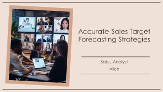 Accurate Sales Target Forecasting Strategies PPT Guidelines AT
