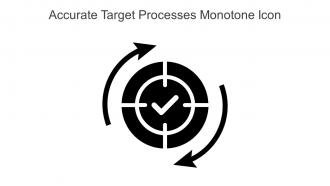 Accurate Target Processes Monotone Icon In Powerpoint Pptx Png And Editable Eps Format