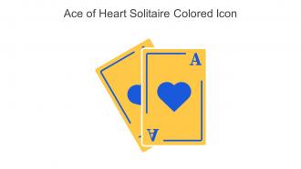 Ace Of Heart Solitaire Colored Icon In Powerpoint Pptx Png And Editable Eps Format