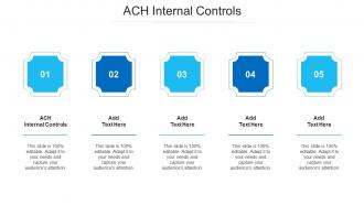 ACH Internal Controls Ppt Powerpoint Presentation Gallery Slide Portrait Cpb