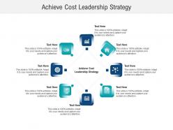 Achieve cost leadership strategy ppt powerpoint presentation pictures gridlines cpb