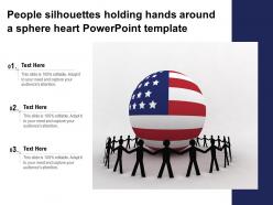 Achieve cross functional team leadership with american unity globe people powerpoint template