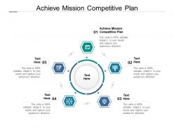 Achieve mission competitive plan ppt powerpoint presentation outline tips cpb