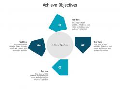 Achieve objectives ppt powerpoint presentation icon layout ideas cpb