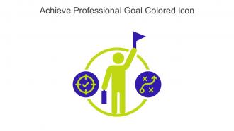 Achieve Professional Goal Colored Icon In Powerpoint Pptx Png And Editable Eps Format