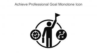 Achieve Professional Goal Monotone Icon In Powerpoint Pptx Png And Editable Eps Format