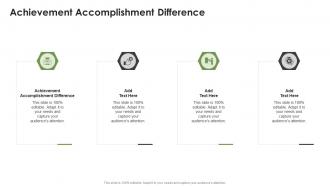Achievement Accomplishment Difference In Powerpoint And Google Slides Cpb