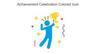 Achievement Celebration Colored Icon In Powerpoint Pptx Png And Editable Eps Format