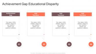 Achievement Gap Educational Disparity In Powerpoint And Google Slides Cpb