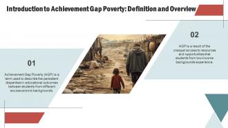 Achievement Gap Poverty powerpoint presentation and google slides ICP Professional Informative