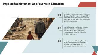 Achievement Gap Poverty powerpoint presentation and google slides ICP Interactive Informative