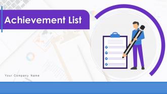 Achievement List Powerpoint Ppt Template Bundles