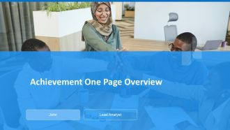 Achievement One Page Overview PPT Example ACP