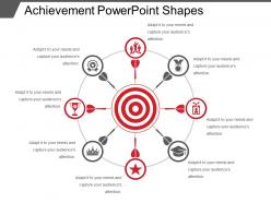 Achievement powerpoint shapes