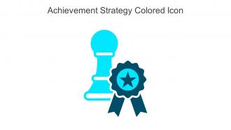 Achievement Strategy Colored Icon In Powerpoint Pptx Png And Editable Eps Format