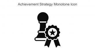 Achievement Strategy Monotone Icon In Powerpoint Pptx Png And Editable Eps Format