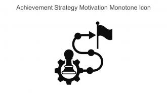Achievement Strategy Motivation Monotone Icon In Powerpoint Pptx Png And Editable Eps Format