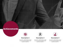 Achievements arrows goal d292 ppt powerpoint presentation infographics graphics