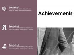 Achievements arrows success d159 ppt powerpoint presentation file icons