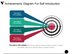 Achievements diagram for self introduction good ppt example