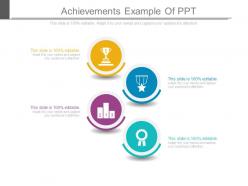 Achievements example of ppt