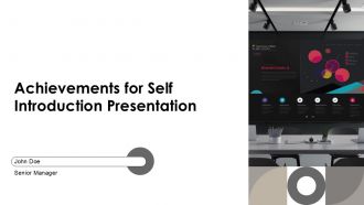 Achievements For Self Introduction PPT Template AT Achievements For Self Introduction PPT Template AT